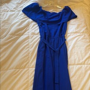 Charles Henry Blue elastic waist size xs Jumpsuit